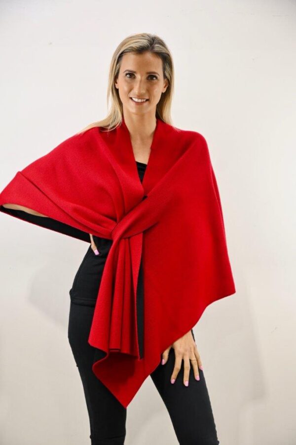 Red poncho