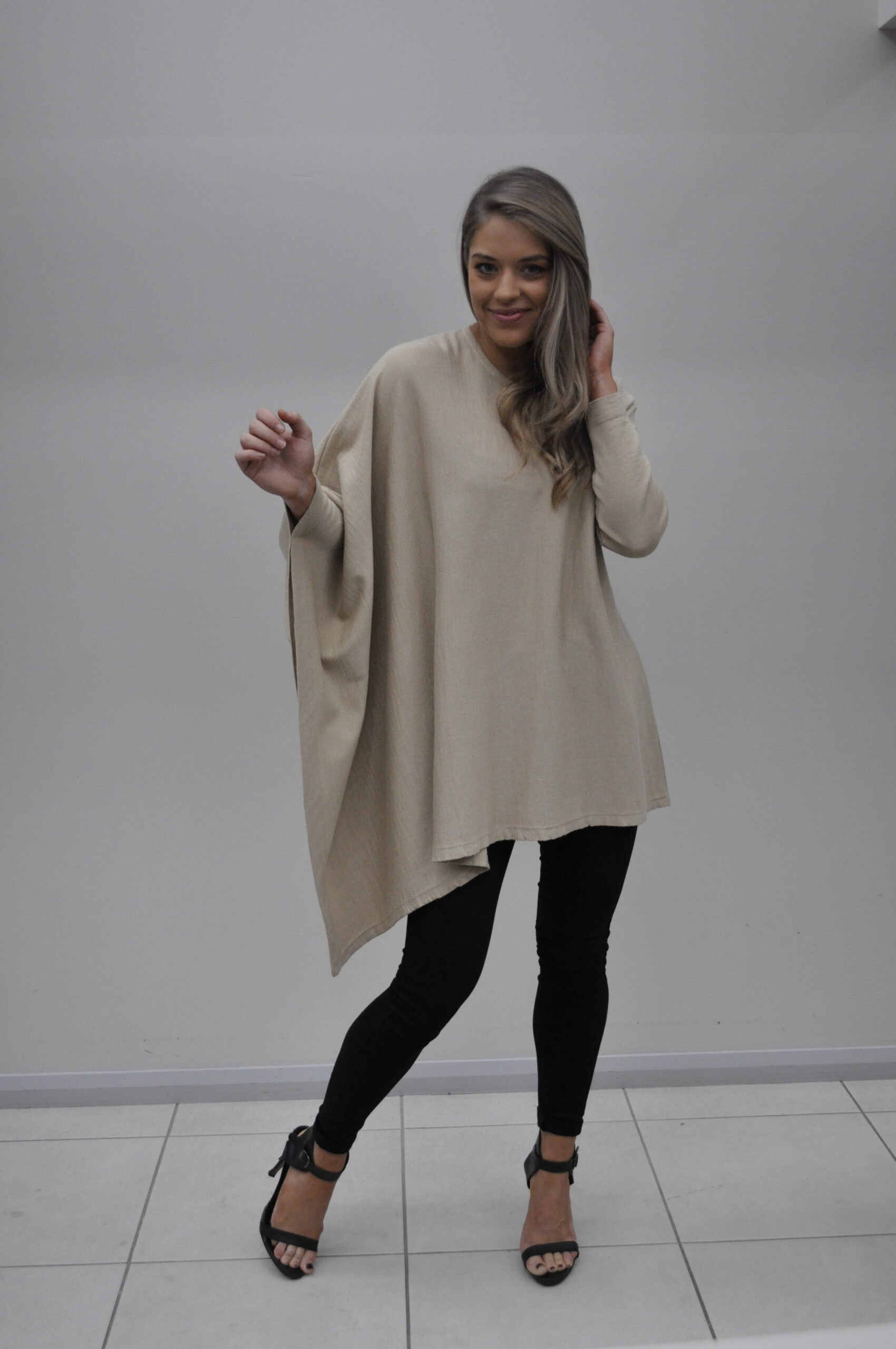 Ladies Assymetrical Pullover